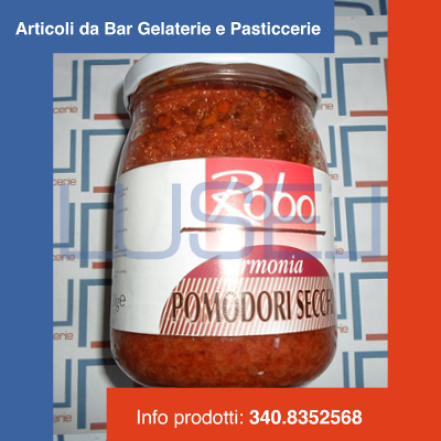 GR 540 SALSA AI POMODORI SECCHI IN VASO CREMA DI POMODORI SECCHI