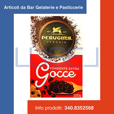 (a99) 200 GR DI CIOCCOLATO FONDENTE IN GOCCE PERUGINA